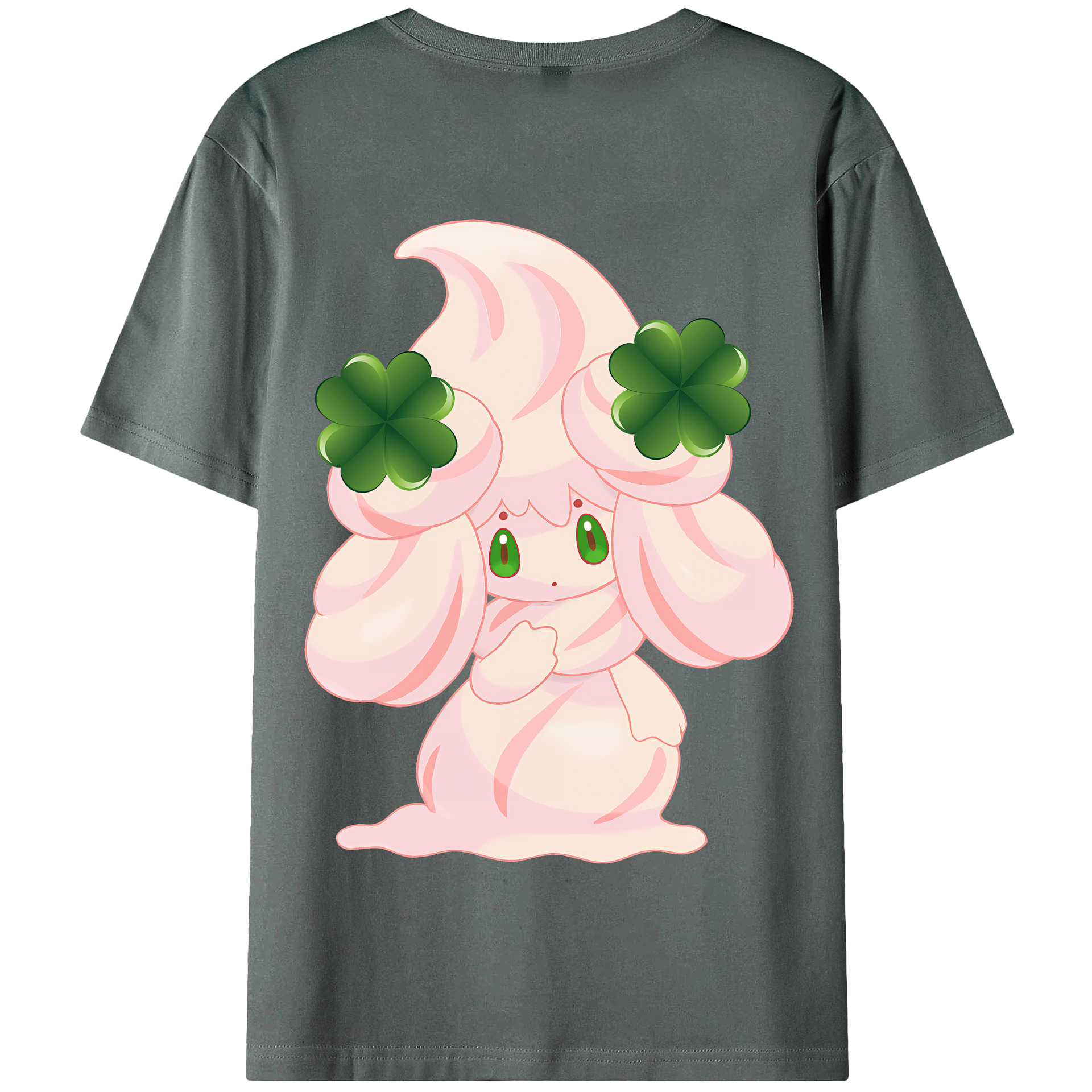 （画像用） ポケットモンスター Pokémon 綿100％半袖Tシャツ（背面プリント）